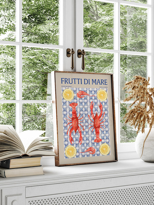 Frutti di Mare Poster - Giclée Baskı