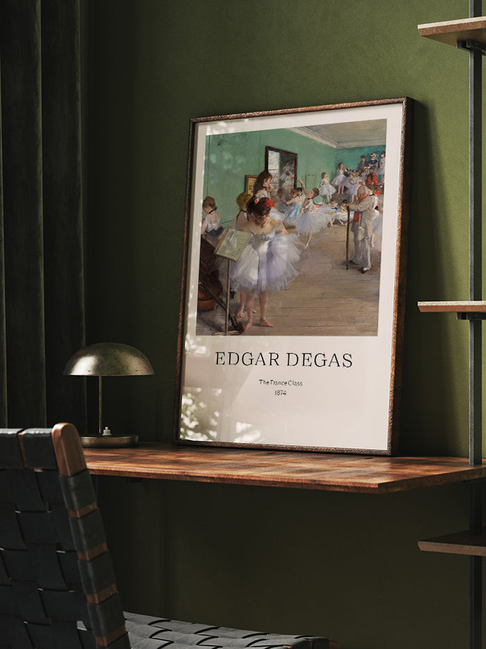 Edgar Degas The Dance Class - Art Print Poster