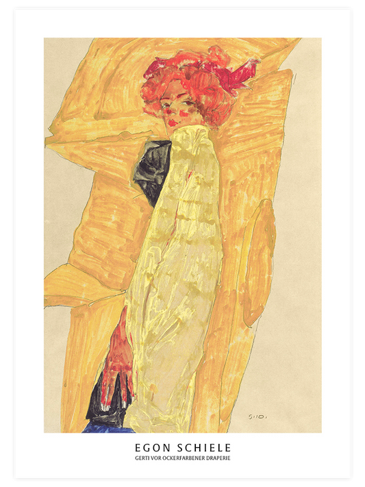 Egon Schiele Gerti Poster - Giclée Baskı