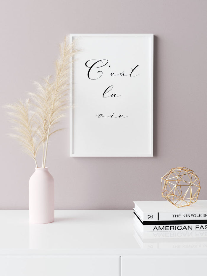 C'est La Vie - Art Print Poster