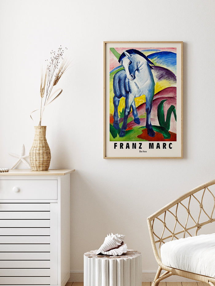 Franz Marc Blue Horse - Art Print Poster