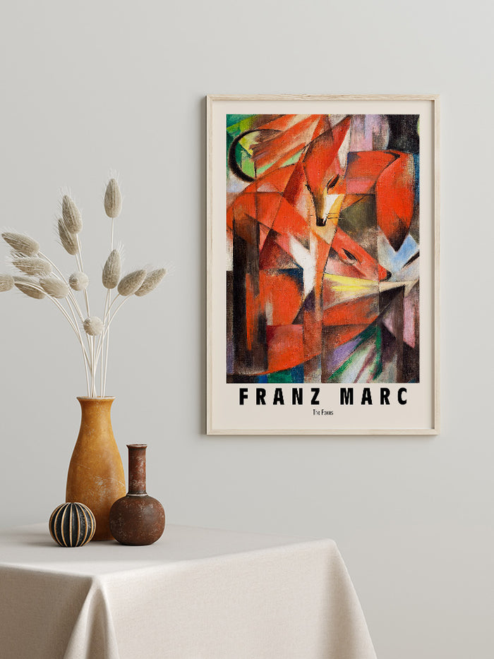 Franz Marc The Foxes - Art Print Poster