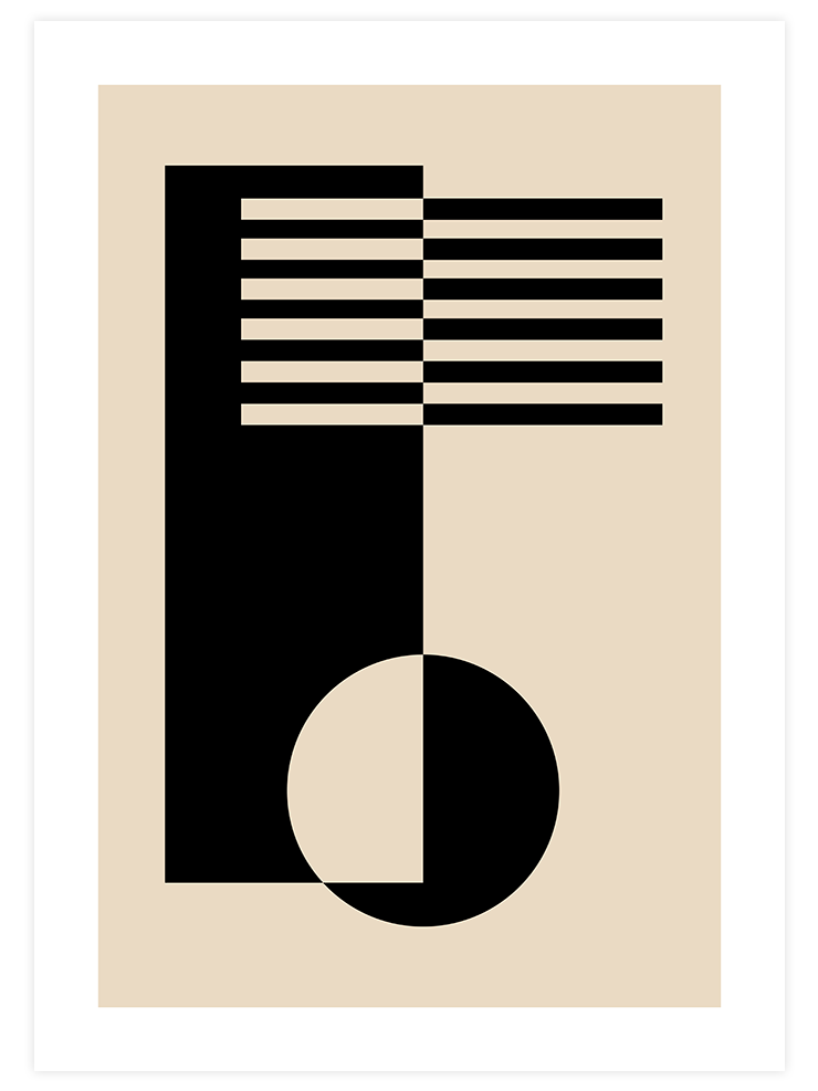 Geometric Architecture 2 - Art Print Sanatsal Poster