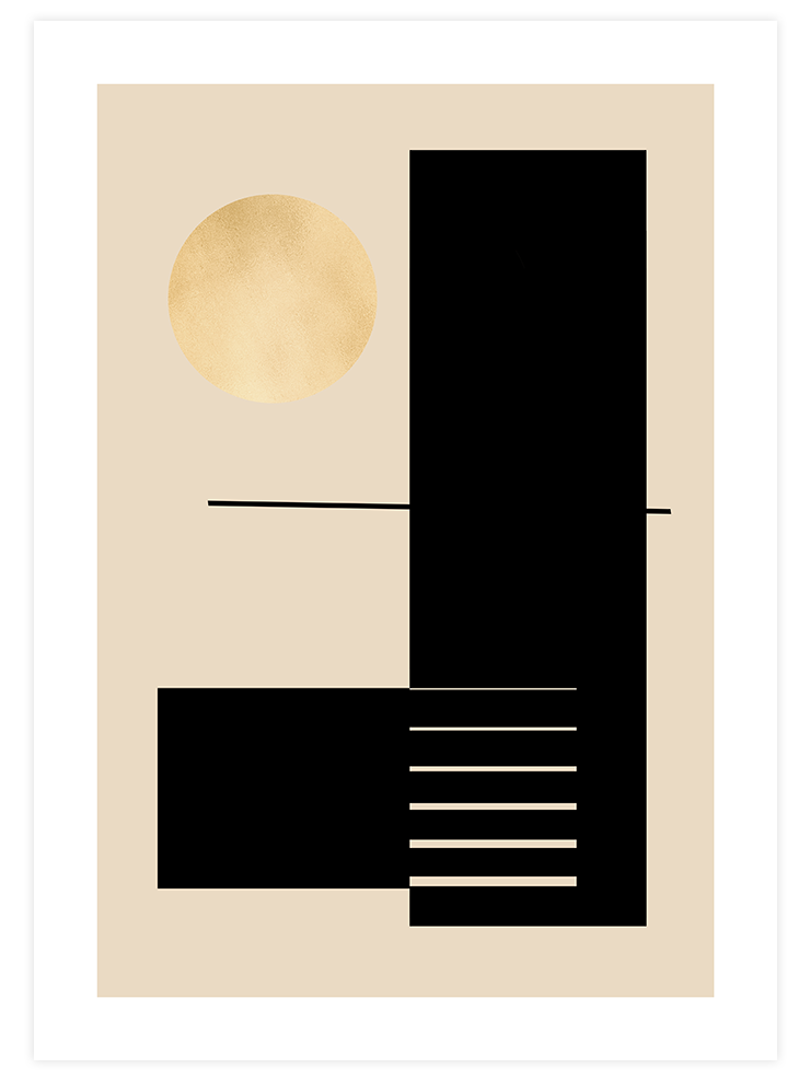 Geometric Architecture 1 - Art Print Sanatsal Poster