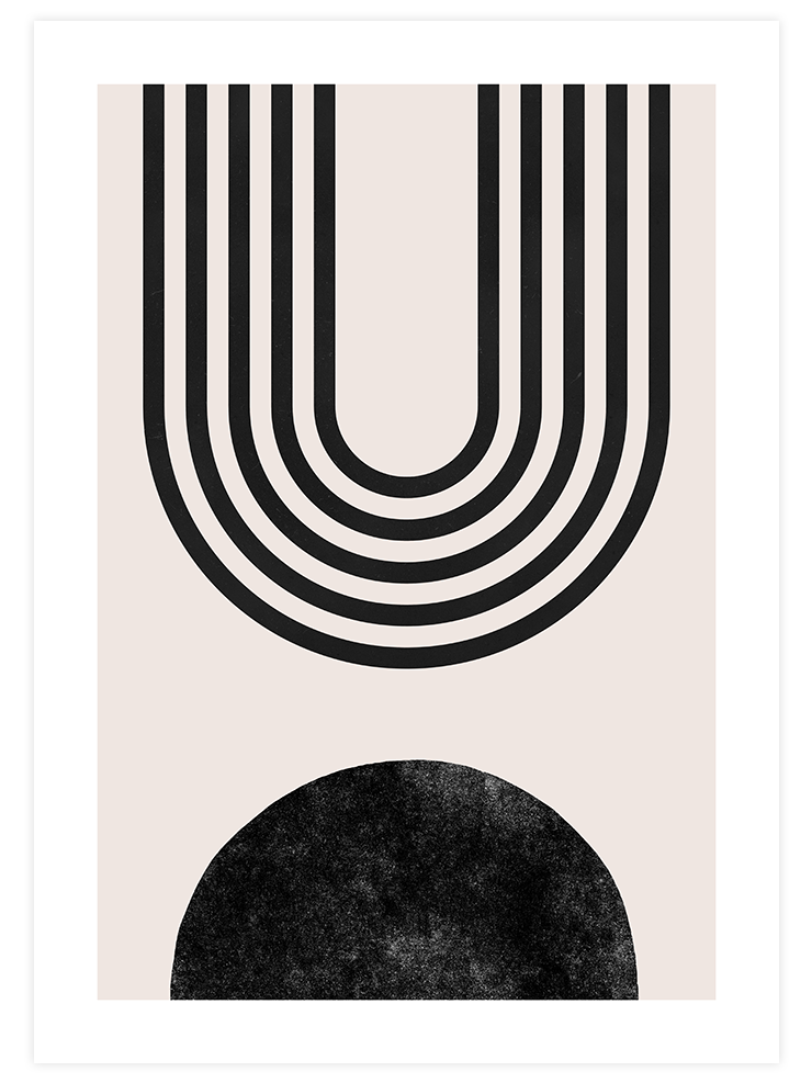 Geometrik N1 - Art Print Sanatsal Poster