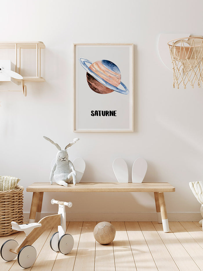 Saturne - Art Print Poster