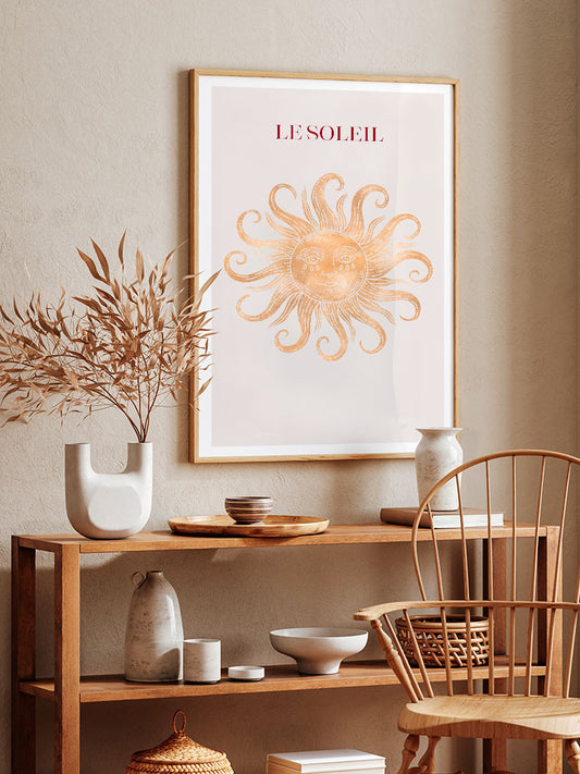 Güneş Poster - Giclée Baskı