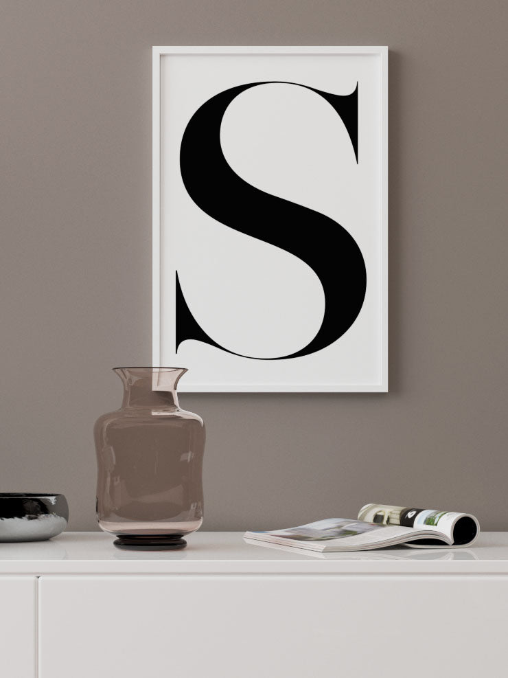 S Harfi - Art Print Poster