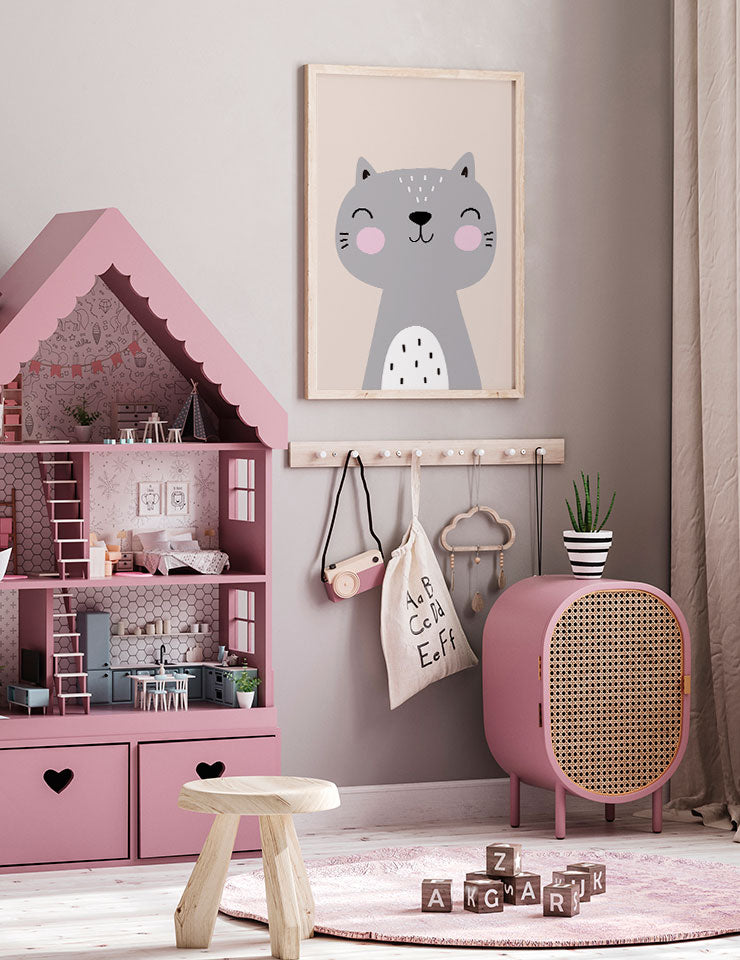 Kedi Resmi - Art Print Poster