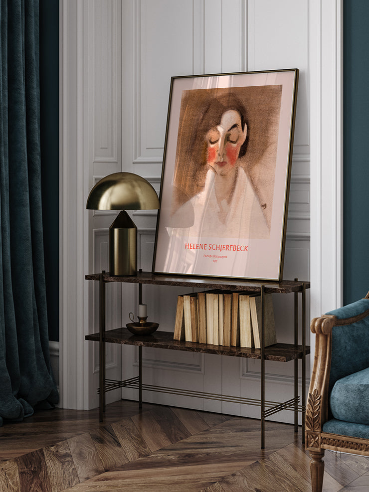 Helene Schjerfbeck Rosy-Cheeked Girl - Art Print Poster