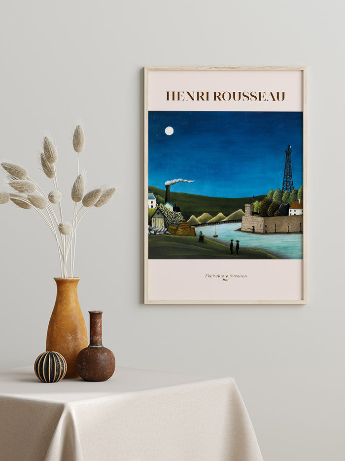 Rousseau The Seine At Suresnes - Art Print Poster