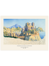 Friedrich Hessemer Vision of an Islamic City - Art Print