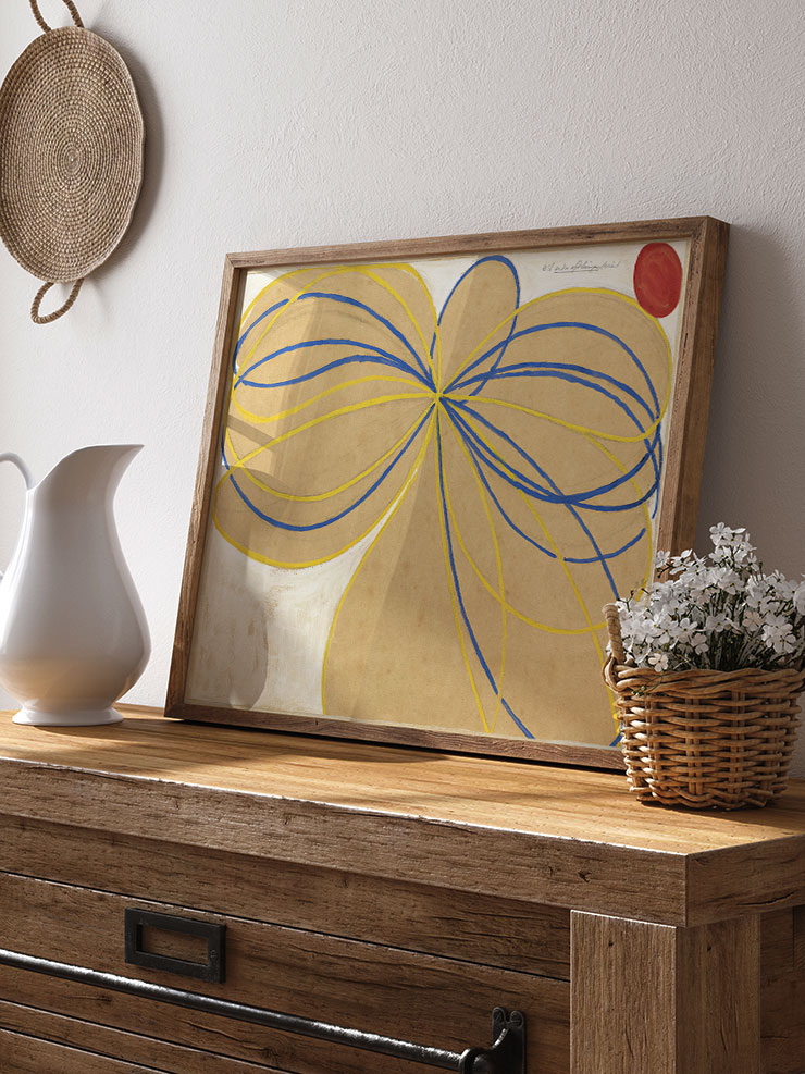 Hilma Af Klint The Seven Pointed Star No1 - Art Print Poster