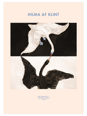 Hilma Af Klint The Swan No.1 Poster - Giclée Baskı