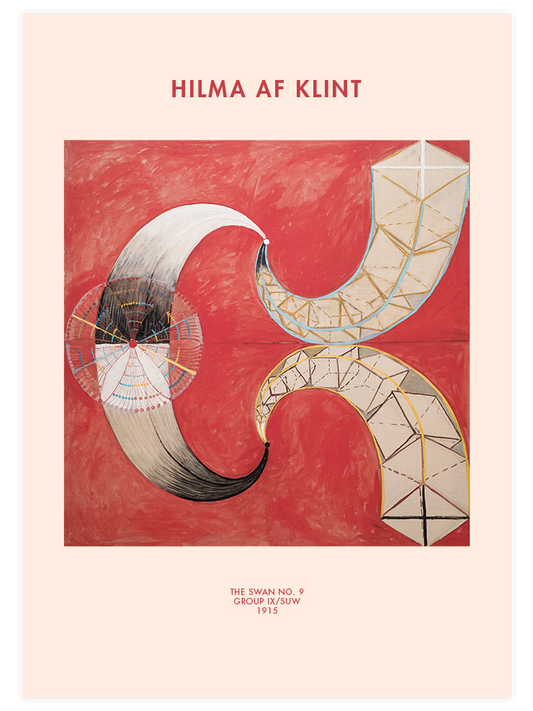 Hilma Af Klint The Swan No.9 Poster - Giclée Baskı