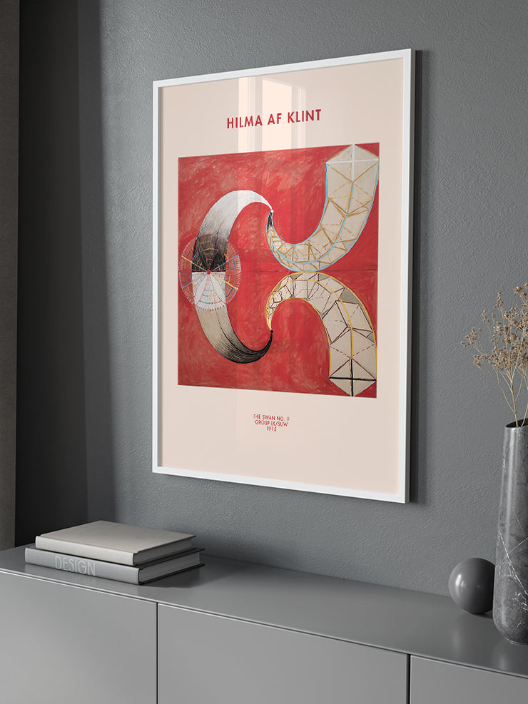Hilma Af Klint The Swan No.9 - Art Print Poster