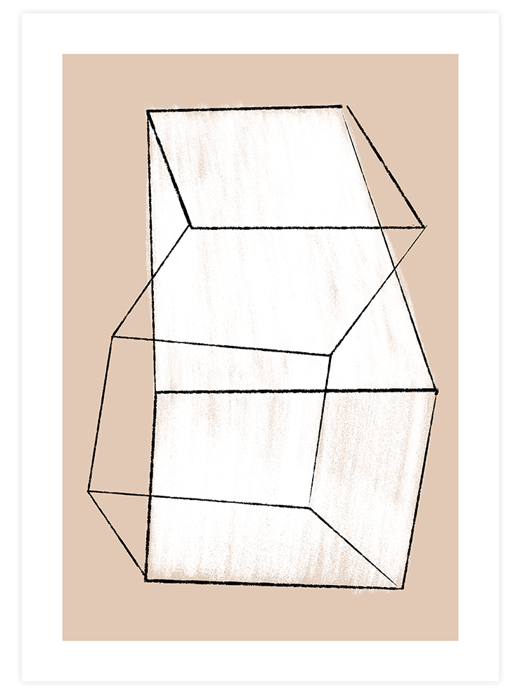Imaginary N3 - Art Print Sanatsal Poster