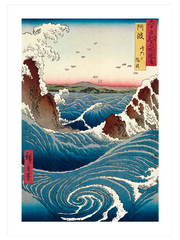 Japon Sanatı Girdap Poster - Giclée Baskı