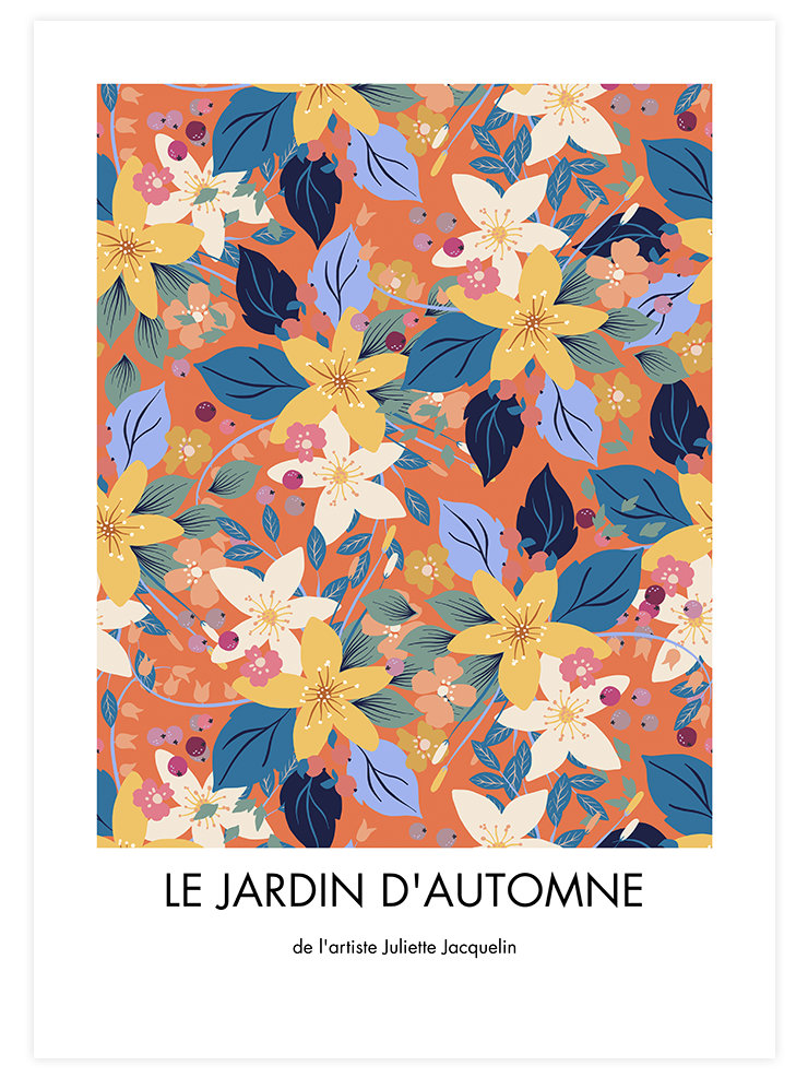 Jardin D'automne - Art Print Sanatsal Poster