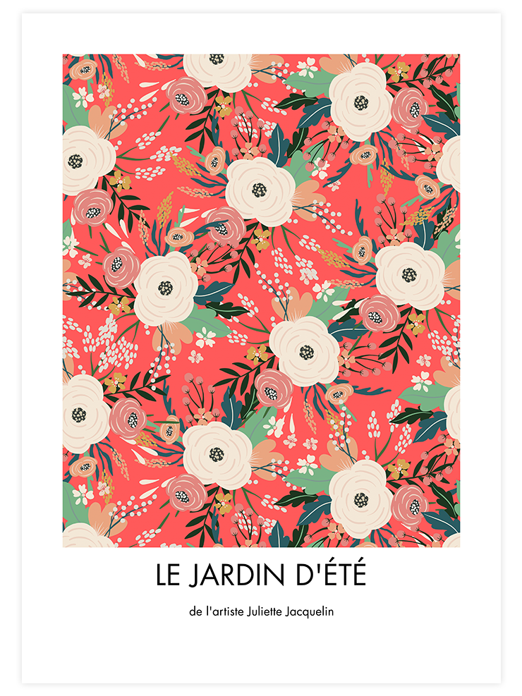 Jardin D'été - Art Print Sanatsal Poster