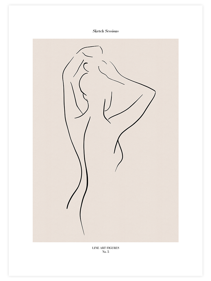 Kadın N4 - Art Print Sanatsal Poster