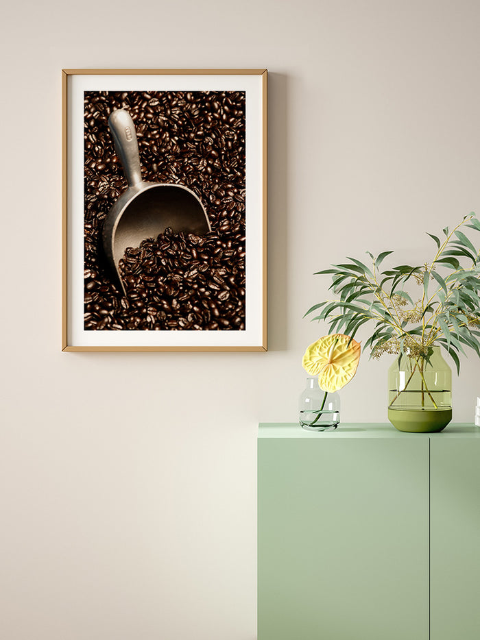 Kahve Çekirdekleri - Art Print Poster