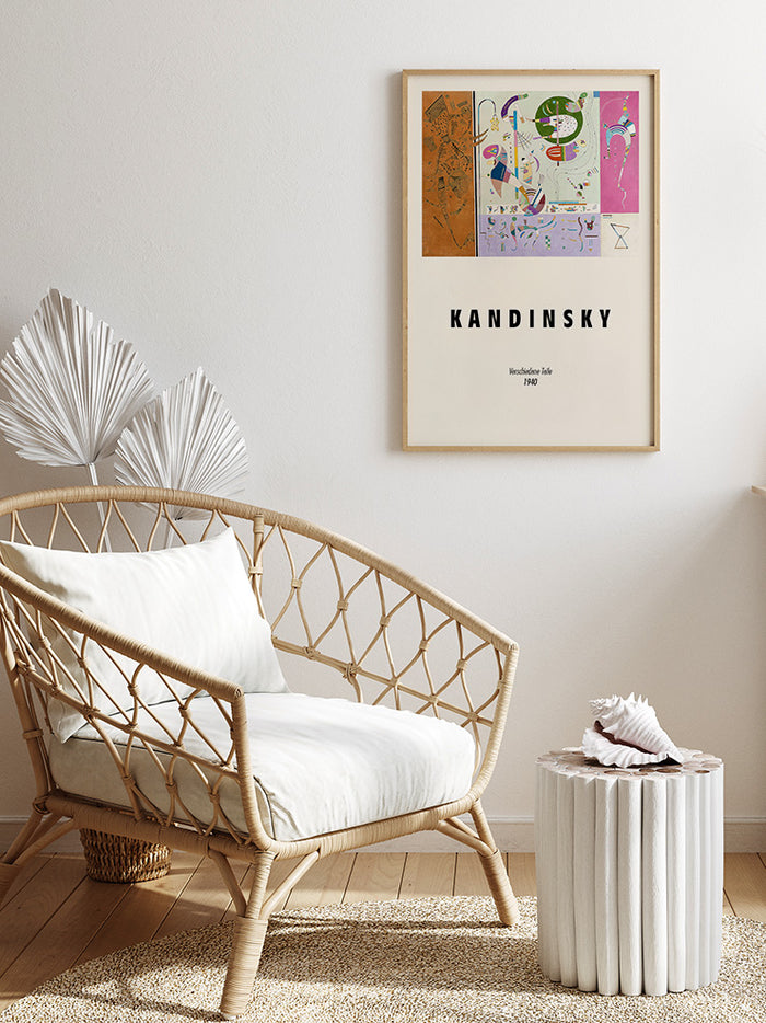 Kandinsky Various Parts - Art Print Poster