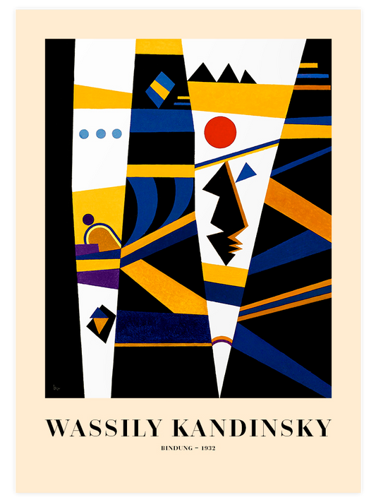 Kandinsky Binding Poster - Giclée Baskı