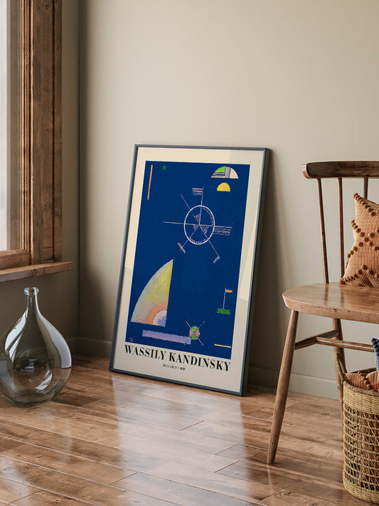 Kandinsky Dull Grey Poster - Giclée Baskı