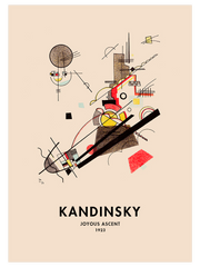 Kandinsky Joyous Ascent Poster - Giclée Baskı