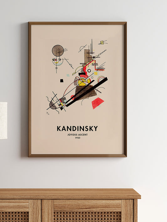Kandinsky Joyous Ascent Poster - Giclée Baskı