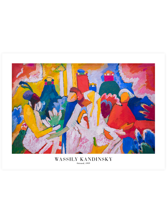 Kandinsky Oriental Poster - Giclée Baskı