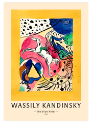 Kandinsky The Blue Rider Poster - Giclée Baskı