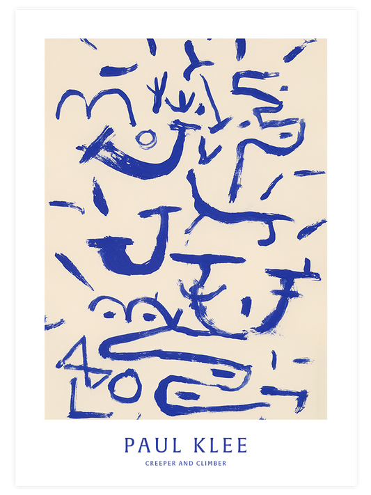 Paul Klee Creeper and Climber Poster - Giclée Baskı