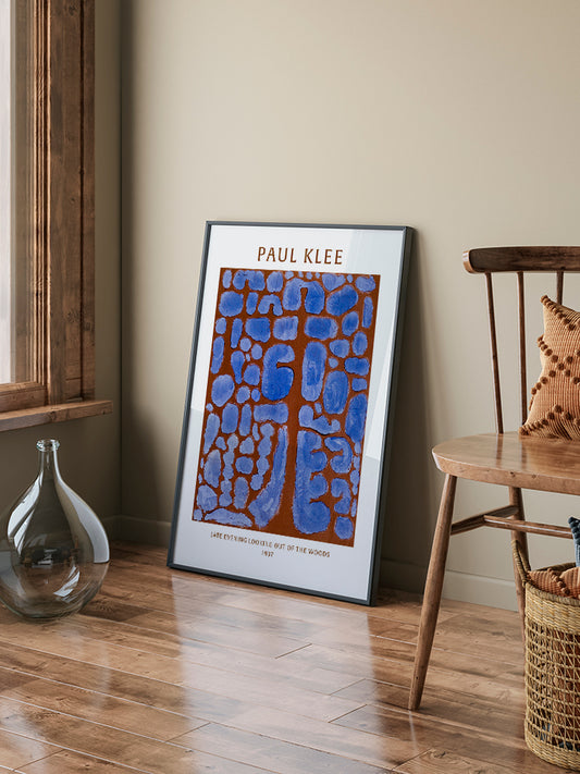 Paul Klee Looking out of the Woods Poster - Giclée Baskı