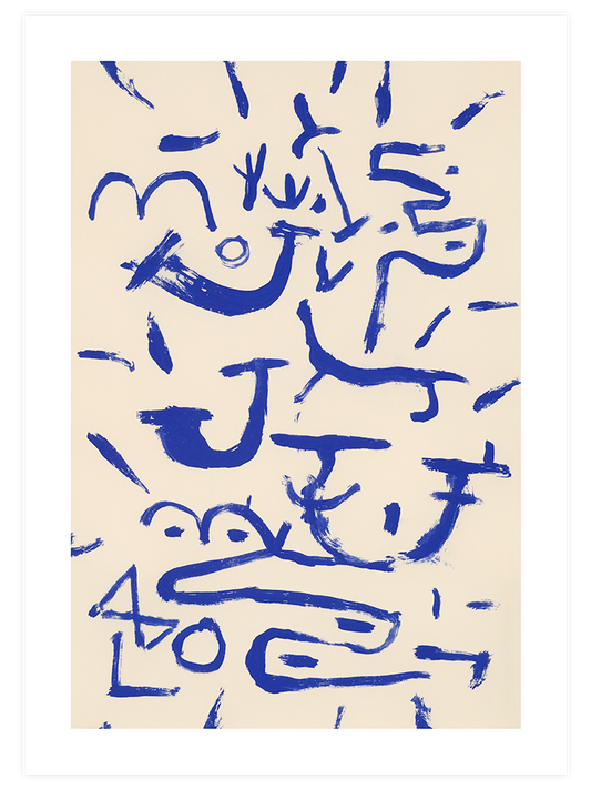 Paul Klee Creeper and Climber Poster - Giclée Baskı