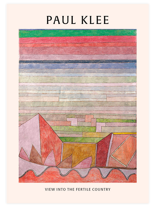 Paul Klee View into the Fertile Country Poster - Giclée Baskı