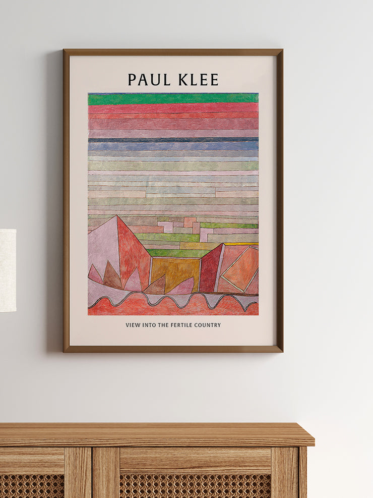 Klee View into the Fertile Country - Art Print Poster
