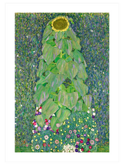 Gustav Klimt Ayçiçeği Poster - Giclée Baskı