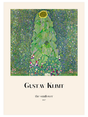 Gustav Klimt The Sunflower Poster - Giclée Baskı