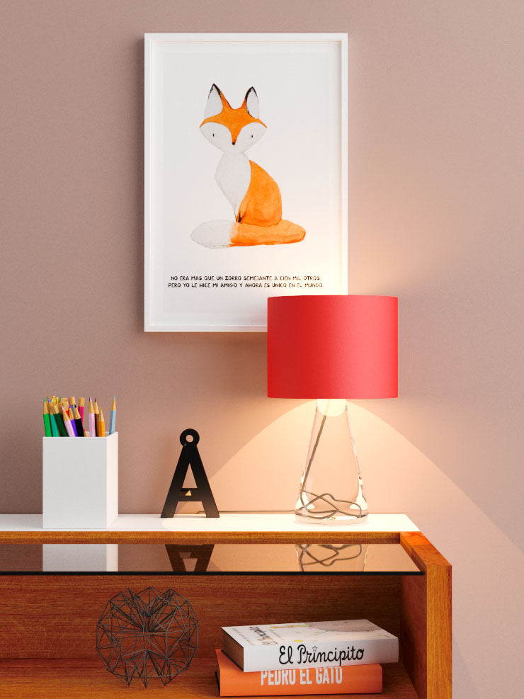 Küçük Prensin Tilkisi - Art Print Poster
