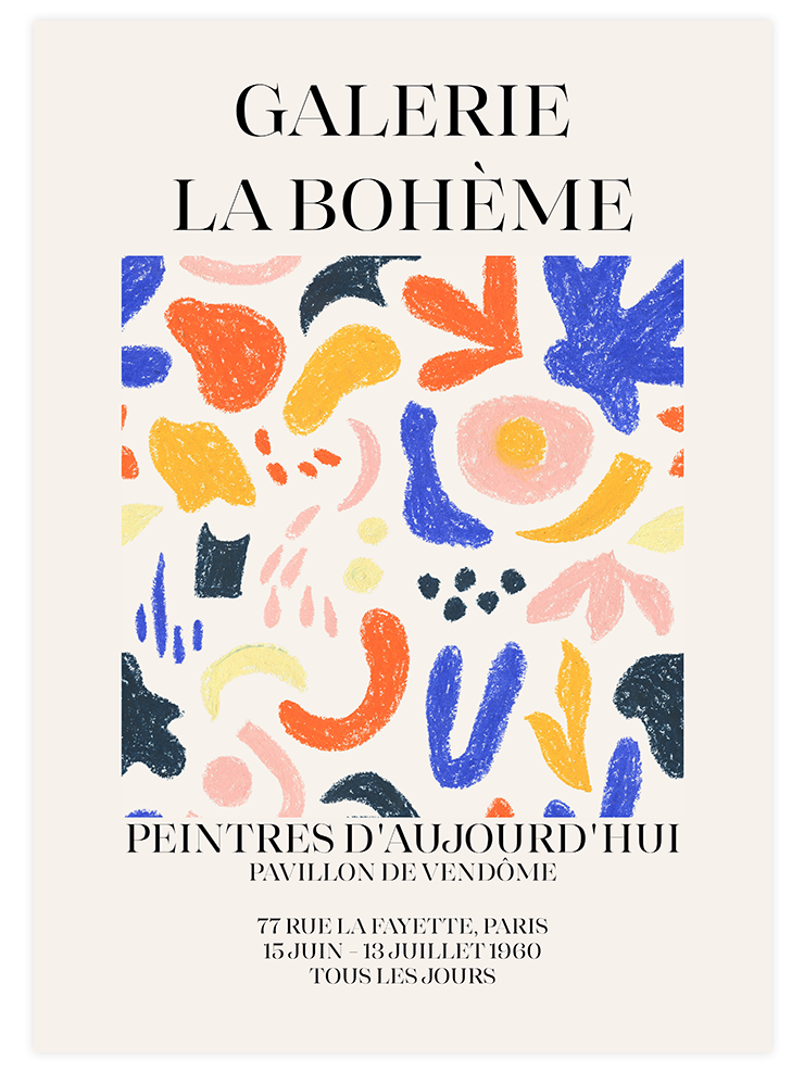 La Boheme Afiş - Art Print Sanatsal Poster
