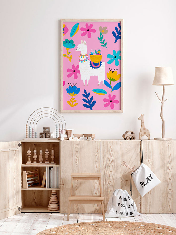 Lama Glama N2 - Art Print Poster