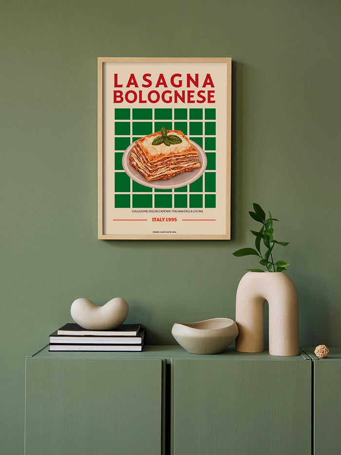 Lasagna Bolognese - Art Print Poster