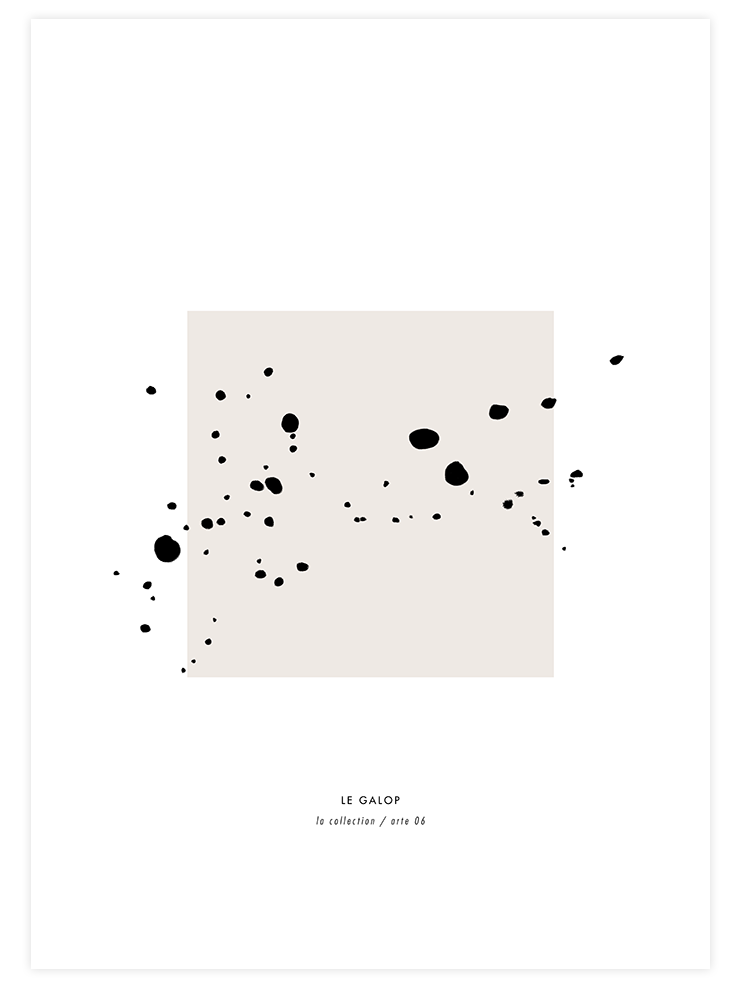 Le Galop - Art Print Sanatsal Poster