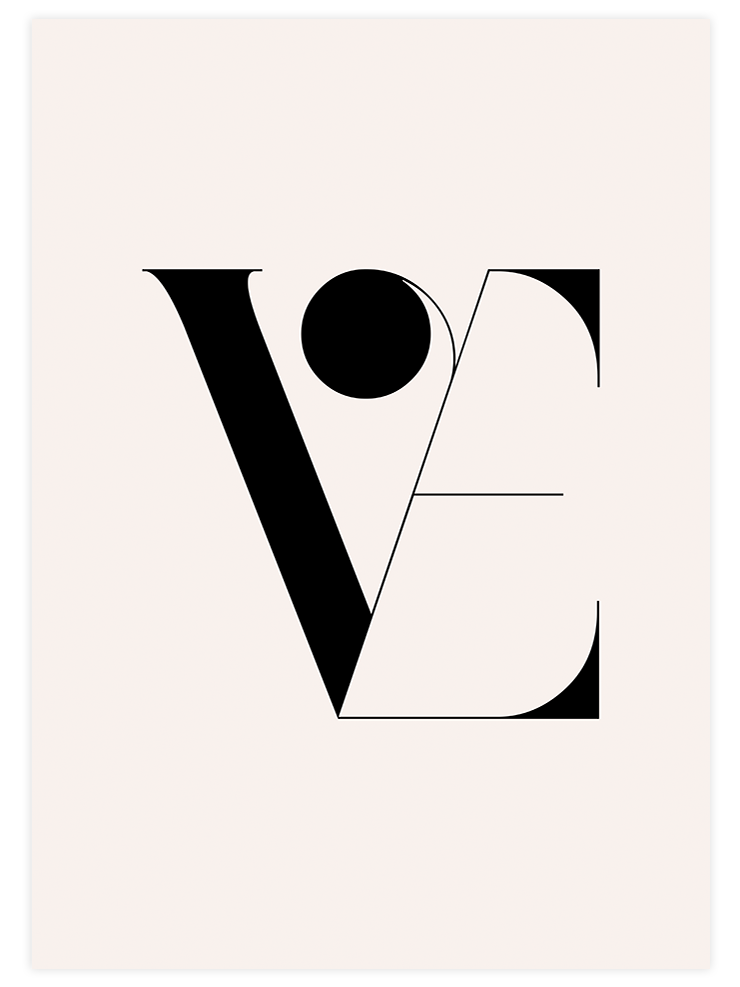 Love N2 - Art Print Poster