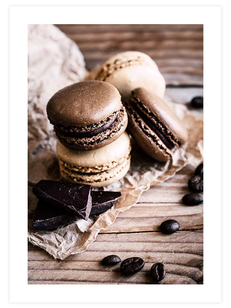 Macaron & Coffee - Poster Seti Duo Poster