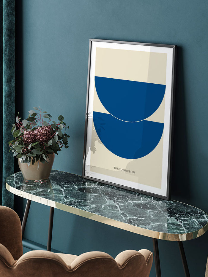 The Classic Blue - Art Print Poster
