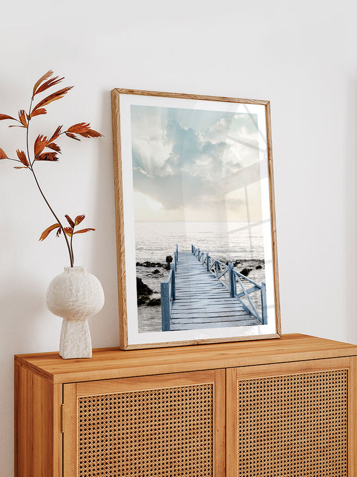 Mavi İskele - Art Print Poster