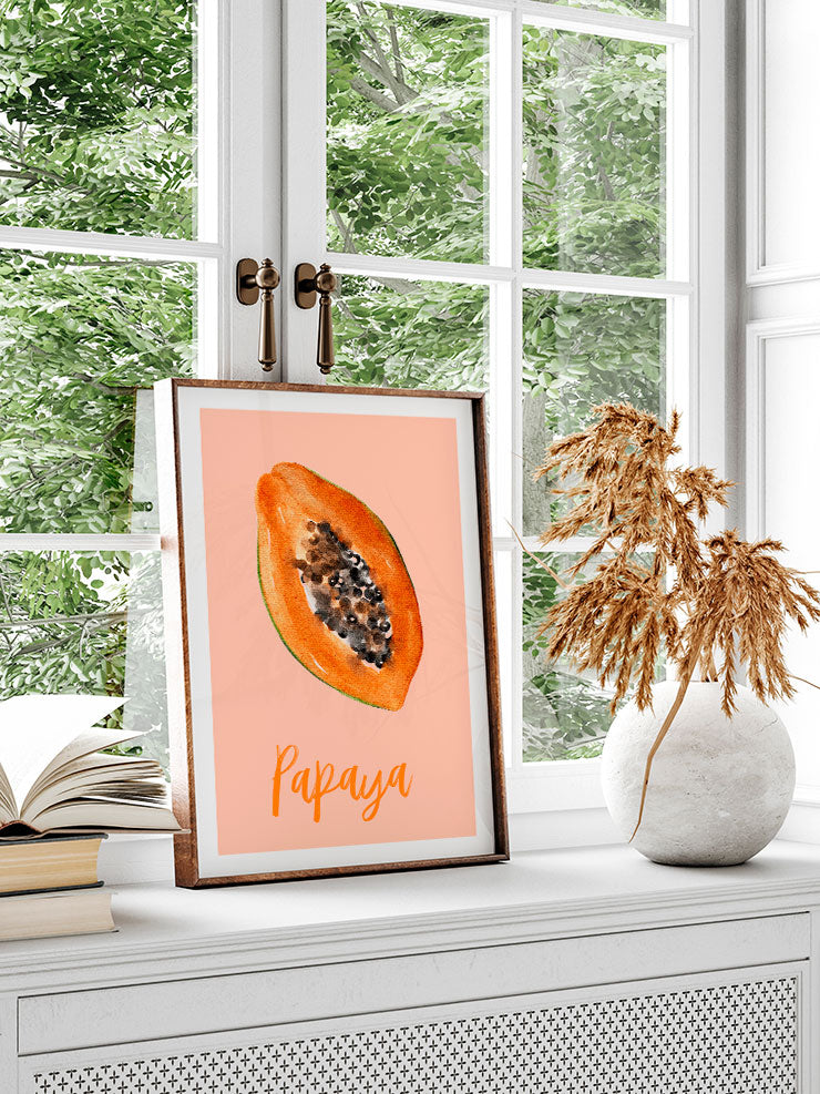 Papaya - Art Print Poster
